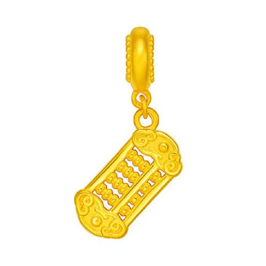 周大福24K GOLD PENDANT_ABACUS (487) 串饰JPY带授权招加盟代理 商品图2