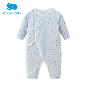 丽婴房-内衣类（夏）D0连装裤\游戏裤天蓝