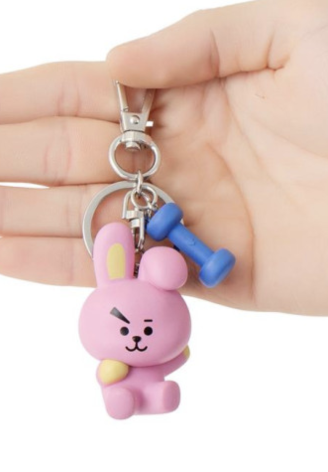 韩国 可爱 Line Friends BT21 COOKY迷你公仔钥匙圈JPY带授权招加盟代理