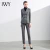 IWY/人字纹羊毛灰色商务职业西装套装女职场女神时尚气质女神修身百搭通勤工作服CP1154 商品缩略图3