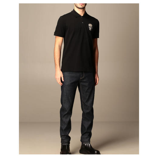 ALEXANDER MCQUEEN 麦昆 男士 牛仔裤 深蓝色 650101 QQY18 4142 商品图1