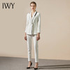 IWY/典雅白色设计感西装西服套装女一粒扣时尚气质女神美容院上班正装CP305 商品缩略图2