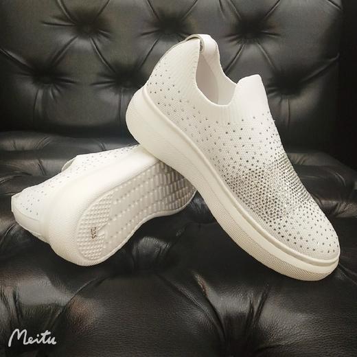 LFGJ 12201,水钻针织运动单鞋女 商品图3