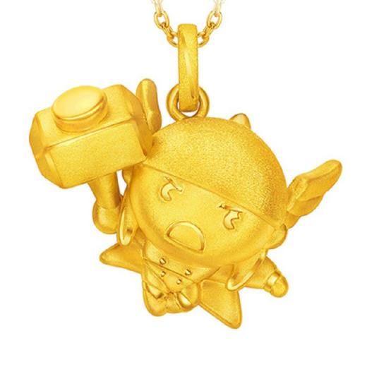 周大福24K GOLD CHARM - MARVEL SERIES THOR (20533) 吊坠JPY带授权招加盟代理 商品图0