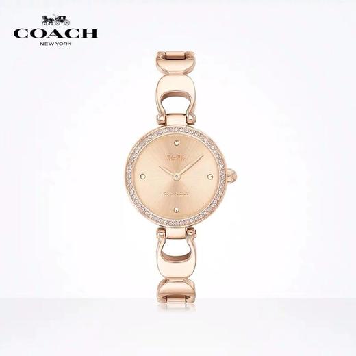 1楼蔻驰Coach手表PARK系列时尚简约水晶镶嵌手链女表可自行拆卸表带女士 商品图0