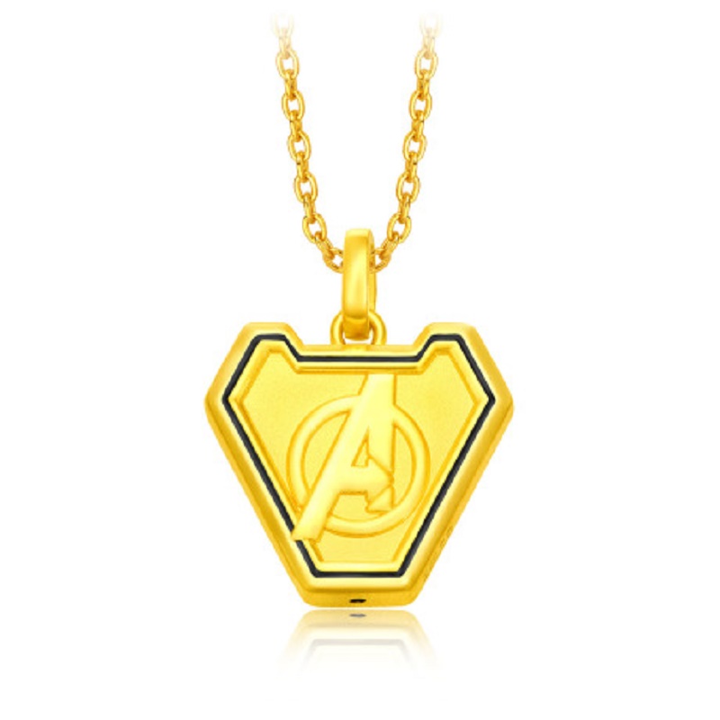 周大福 GOLD PENDANT - MARVEL SERIES IRON MAN (23061) 吊坠JPY带授权招加盟代理