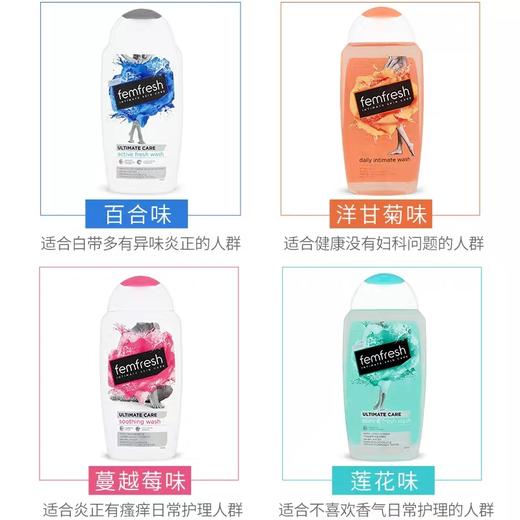 KJ 英国进口femfresh芳芯女性私处清洗液 商品图1