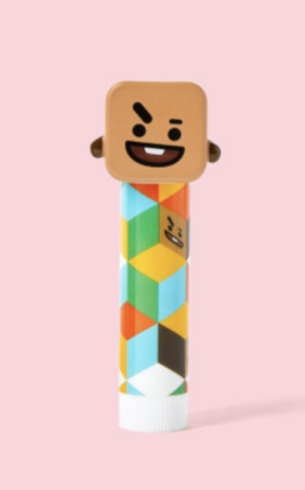 韩国 可爱 Line Friends BT21 SHOOKY唇部护理（可可）JPY带授权招加盟代理