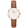 DANIEL WELLINGTON/女表金色边皮革表带28mm白盘石英表DW00100228JPY带授权招加盟代理 商品缩略图0