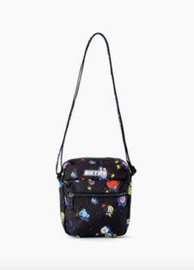 韩国 可爱 Line Friends BT21太空小队图案斜背包JPY带授权招加盟代理