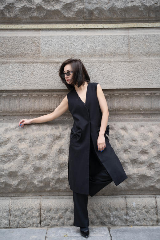 S2臣禾 蝴蝶结马甲外套 9211021176【奥莱】 商品图8