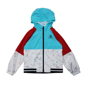 Converse匡威童衣春男女儿童拼接连帽休闲梭织外套CV2112153