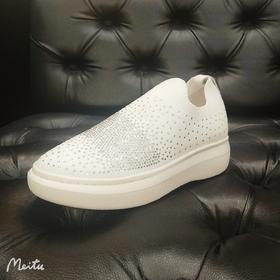 LFGJ 12201,水钻针织运动单鞋女