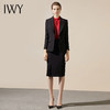 IWY/黑色时尚简约西装套装修身气质名媛商务职业正装套裙女上班工作服C345+203100B1+193078S2 商品缩略图0