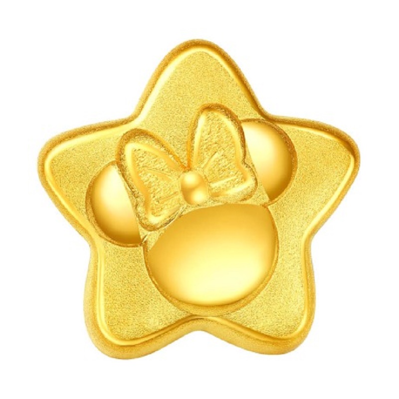 周大福GOLD CHARM - DISNEY MINI MOUSE STAR(18914-BJ) 手链串饰JPY带授权招加盟代理