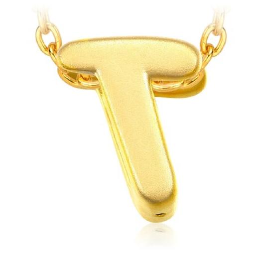 周大福24K GOLD PENDANT/CHARM - INITIAL T (16238) 串饰JPY带授权招加盟代理 商品图1