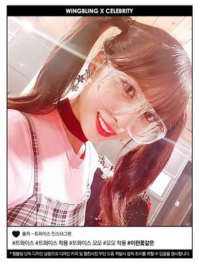 韩国Wingbling爱豆同款花朵时尚长款耳环4种颜色选1Olive YoungJPY带授权招加盟代理