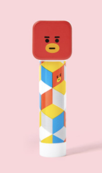 韩国 可爱 Line Friends BT21 TATA唇部护理(草莓)JPY带授权招加盟代理