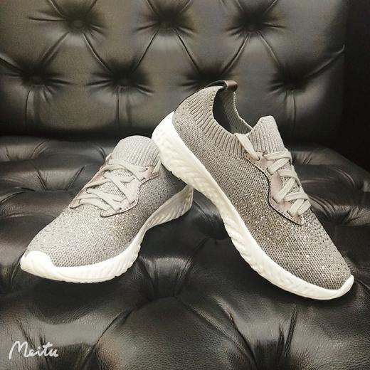 LFGJ 12202 春季新款系带飞织休闲单鞋女 商品图5