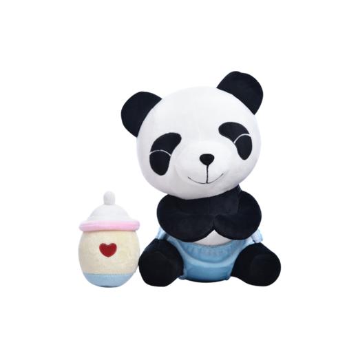 熊猫屋PANDAHOUSE 喝牛奶毛绒公仔中号 送纸袋 商品图1