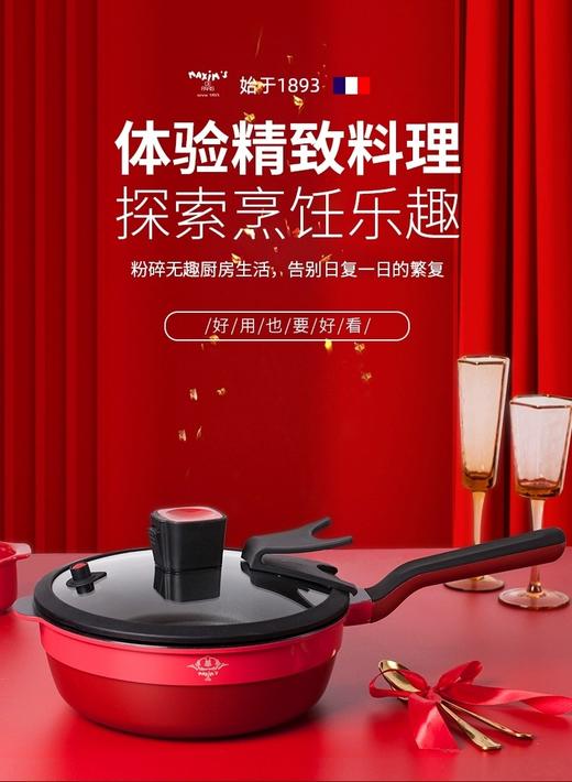 法国马克西姆不粘锅小炒锅家用平底炒菜电磁炉小型小号多功能不沾 商品图0