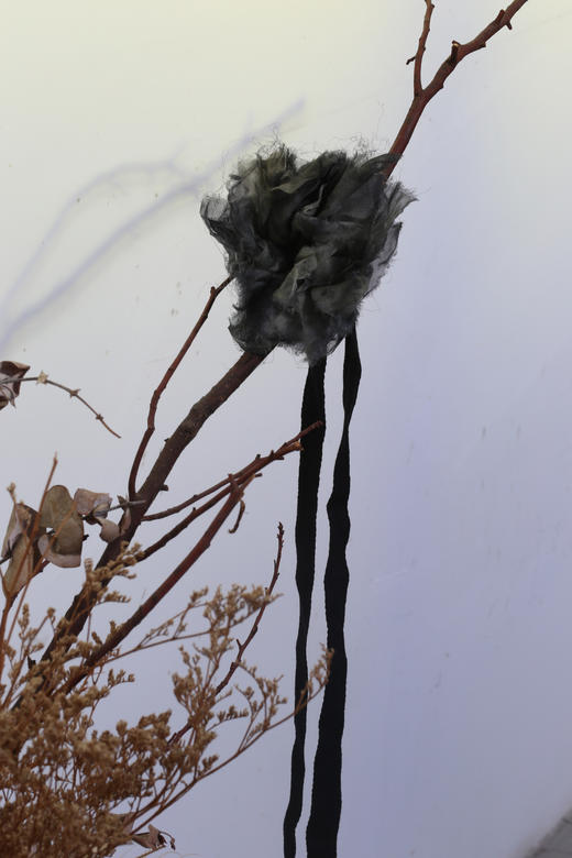 pengtai黑色扎染花iv6027ppt868