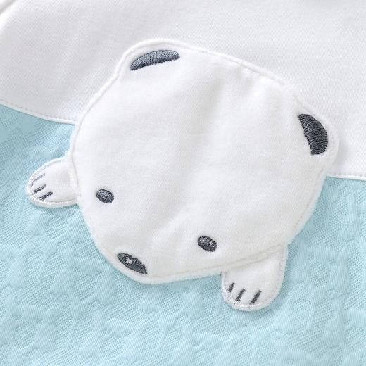 英氏-童衣类（秋）D0英针长蛤 微蓝色 59CM 商品图1