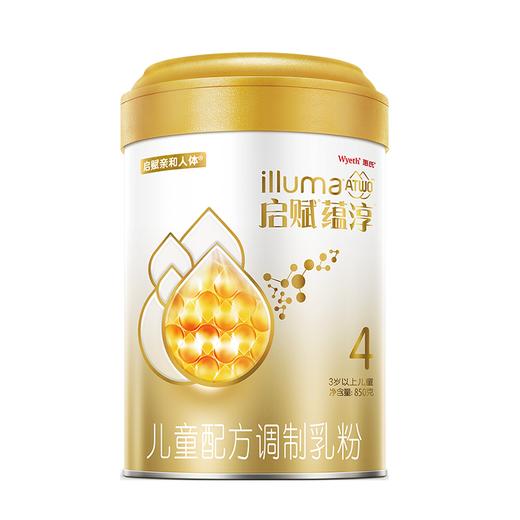 惠氏启赋蕴淳儿童配方调制乳粉4段850克 商品图0