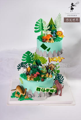 双层恐龙蛋糕