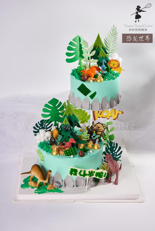 双层恐龙蛋糕 商品图0