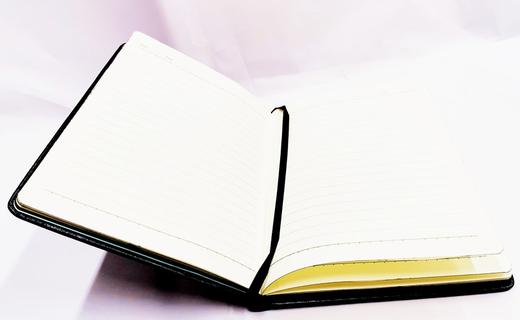 雅圆A5皮面笔记本黑色 商品图2