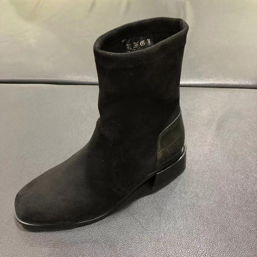 LFGJ 7804 时尚设计师款弹力袜靴低跟舒适时尚女靴 商品图0