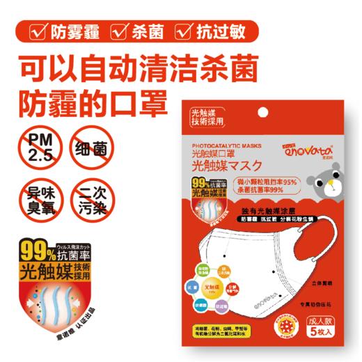 【意诺唯】抗雾霾利器-会自洁的光触媒口罩25个装 商品图1