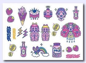 大狗麻衣『纹身贴』