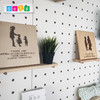 园长之家墙上洞洞板收纳免打孔木质北欧层板装饰墙壁挂隔板置物架 商品缩略图2