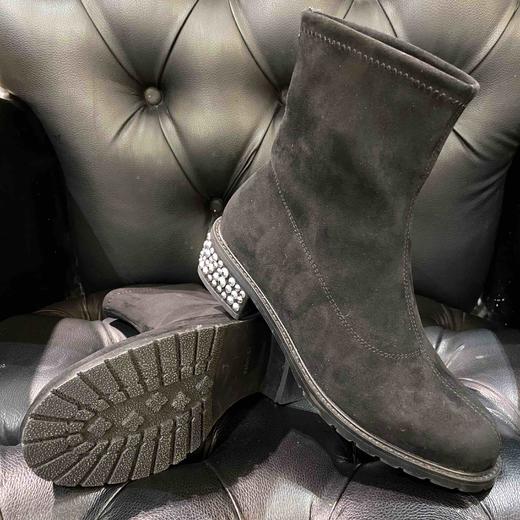 LFGJ 7419 弹力绒时尚短靴 商品图5