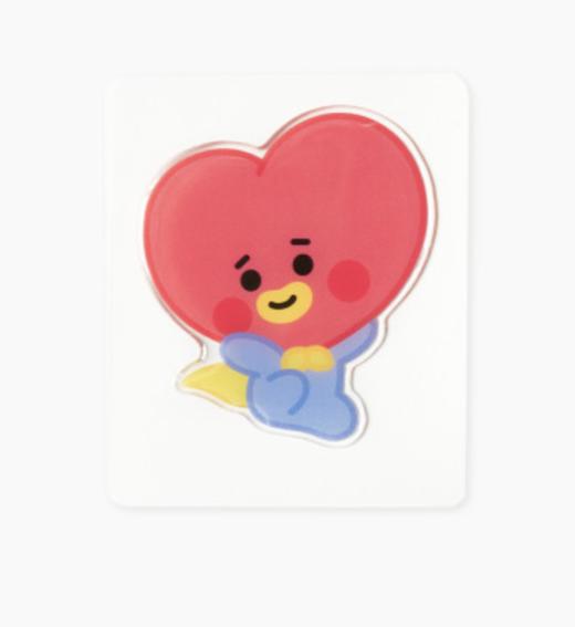 韩国 可爱Line Friends BT21 TATA环氧贴（类型2）JPY带授权招加盟代理 商品图0