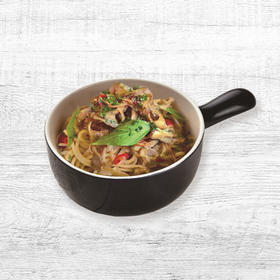 清炒蒜辣菌菇意面 Seasonal Mushroom  Spaghetti