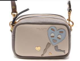 奥莱[Tori Burch]Perry Patchwork心形斜背包（61084_084_20S）JPY带授权招加盟代理