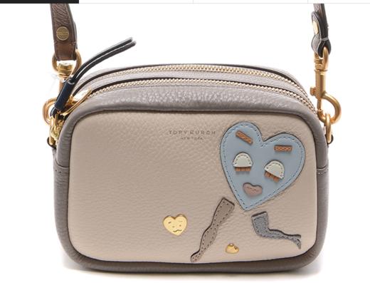 奥莱[Tori Burch]Perry Patchwork心形斜背包（61084_084_20S）JPY带授权招加盟代理 商品图0