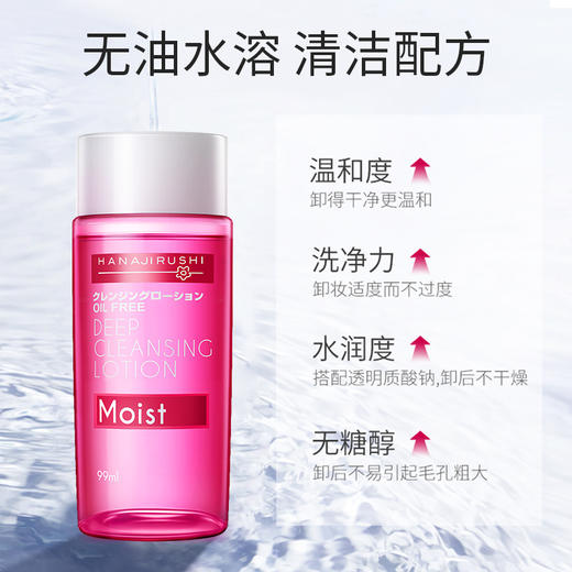 【敏肌安心】日本花印HANAJIRUSHI清新净颜卸妆水99ml（新） 商品图3