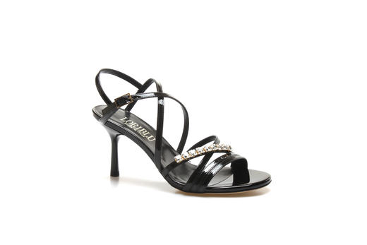 豪麟名鞋奥莱LORIBLU女鞋凉鞋羊皮革LR70056L黑色  原价4260元 商品图0