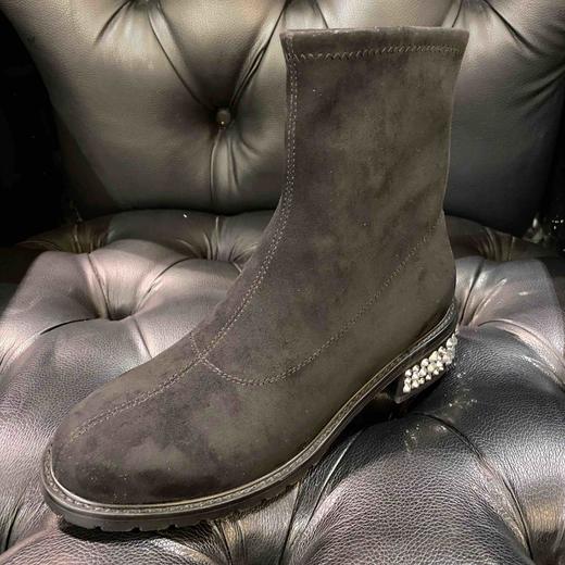 LFGJ 7419 弹力绒时尚短靴 商品图0