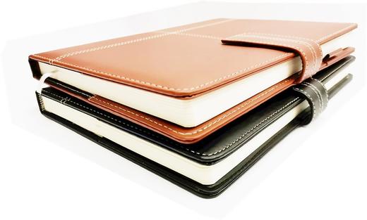 金派皮面磁扣笔记本黑色棕色 商品图1