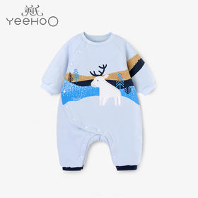 英氏-童衣类（冬）D0英针长蛤 轻蓝色 59CM