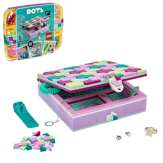 LEGO乐高DOTS系列珠宝盒益智拼装儿童积木女孩玩具礼物LEG-C41915 商品图0