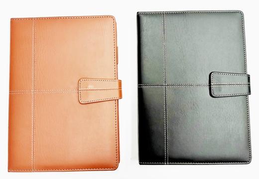 金派皮面磁扣笔记本黑色棕色 商品图2