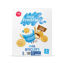 Little Freddie 小皮 婴幼儿辅食牛奶饼干 80g*3