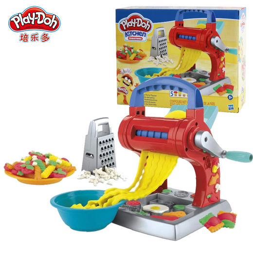 孩之宝 E77765C06 培乐多创意厨房系列面条机游戏套装 商品图3
