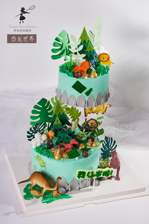 双层恐龙蛋糕 商品图1